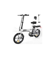 Bicicleta Eléctrica Plegable HITWAY 16 Pulgadas 36V 8.4Ah Autonomía 35-70 km
