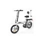 Bicicleta plegable eléctrica HITWAY 16" - Autonomie 35-70km - Batería 36V8.4Ah