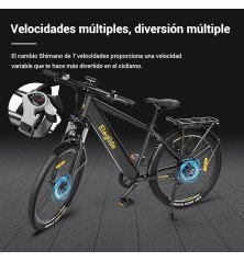 Eleglide T1 Bicicleta Eléctrica Trekking 27,5" 250W | Autonomía 100 km